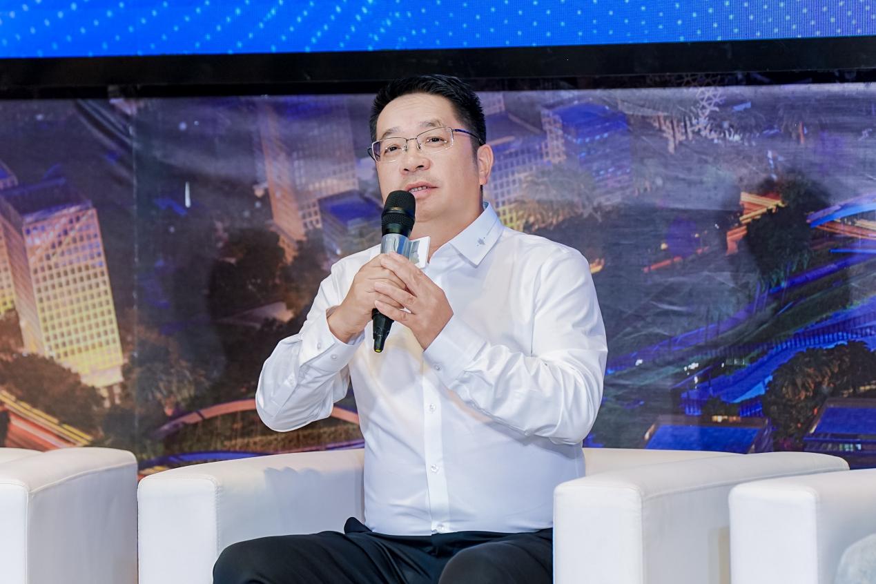 深圳市华电联合建设工程有限公司董事长石建羽。主办方供图