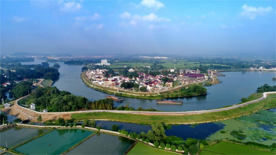 西苕溪的秀美风景。受访者供图