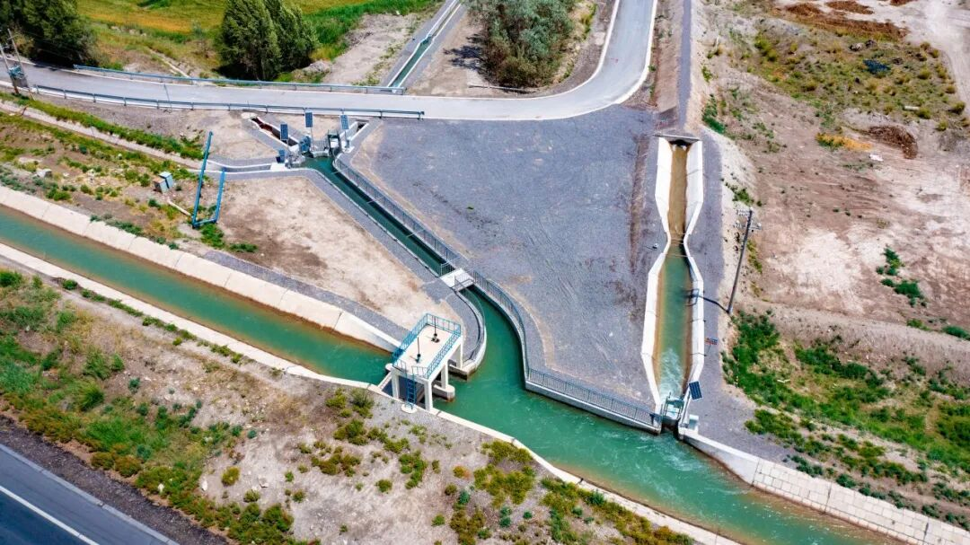 纵横交错的高标准渠系。受访者供图