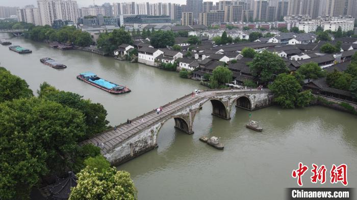 中国大运河杭州段。　徐军 摄