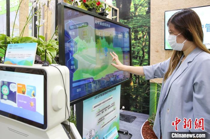 21日,市民在城市绿心森林公园参观体验。 北京市园林绿化局供图 21日,市民在城市绿心森林公园参观体验。 北京市园林绿化局供图