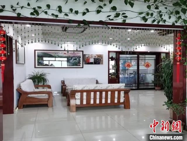 新安街道薛家庄村评选出的“美丽庭院”。　安丘宣传部供图