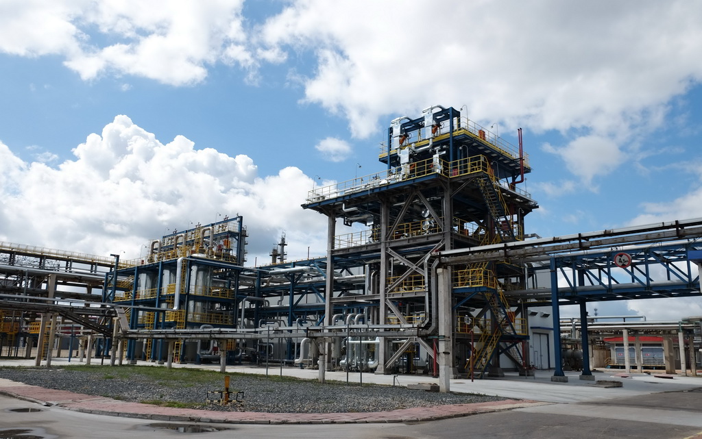 这是大庆石化公司40万吨/年二氧化碳回收装置（9月1日摄）。 